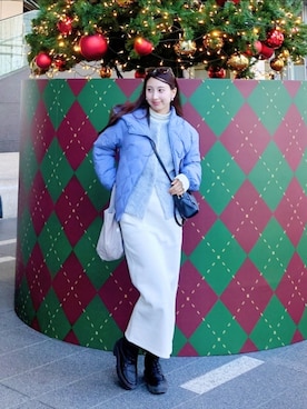 「PLST（プラステ）のアイテム」を使った、KIMIさん（レディース・164cm）の冬コーディネート