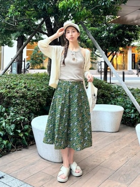 「アイテム（その他トップス）」を使った、KIMIさん（レディース・164cm）の夏コーディネート
