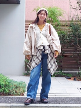 「イエベ春」｜KIMIさん（レディース・164cm）の秋コーディネート