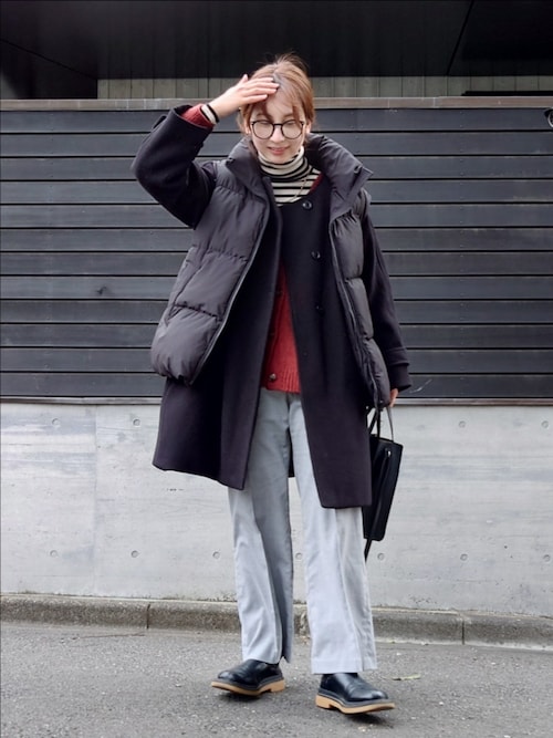 petite robe noire プティローブノアー ショールカラーコート 1706955702_500.jpg