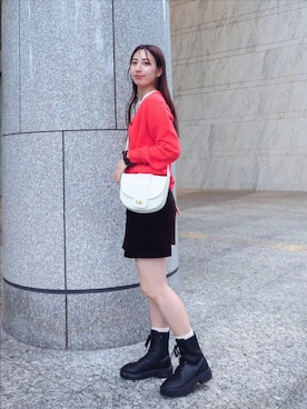 「UNIQLO（ユニクロ）のアイテム（ブーツ）」を使った、KIMIさん（レディース・164cm）の秋コーディネート