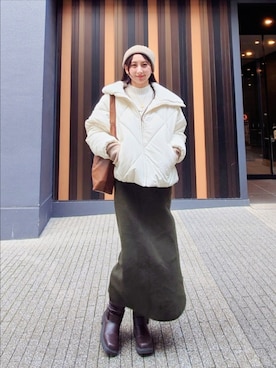 「ammy.（エイミードット）のアイテム」を使った、KIMIさん（レディース・164cm）の冬コーディネート