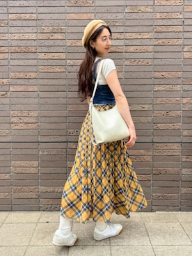 「アイテム（その他トップス）」を使った、KIMIさん（レディース・164cm）の秋コーディネート