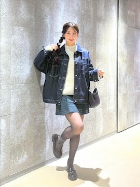 「アイテム（ソックス/靴下）」を使った、KIMIさん（レディース・164cm）の秋コーディネート