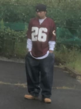 「NFL（ナショナルフットボールリーグ　）のアイテム」を使った、streetduckkingさん（メンズ・175cm）の秋コーディネート