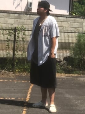 「アイテム（サンダル）」を使った、streetduckkingさん（メンズ・175cm）の夏コーディネート