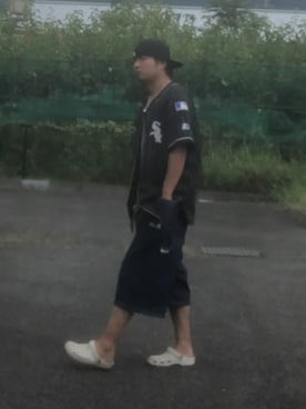 「STARTER（スターター）のアイテム」を使った、streetduckkingさん（メンズ・175cm）の夏コーディネート