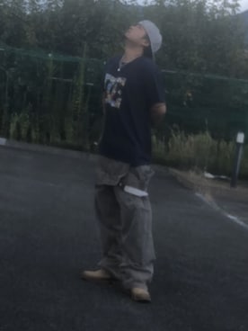 Carhartt グレー オーバーオール Carharttのサロペット/オーバーオール（グレー系）を使った人気