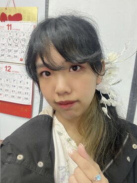 「no brand（ノーブランド）のアイテム（モッズコート）」を使った、Yuhaさん（レディース・168cm）の春コーディネート