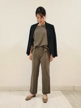 「ワーママコーデ」｜「アイテム（その他）」を使った、eriさん（レディース・164cm）の夏コーディネート