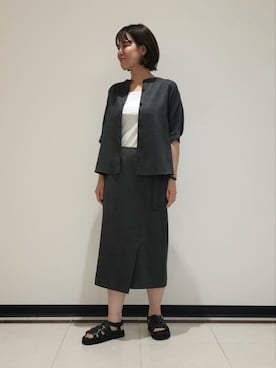 「イエベ」｜「アイテム（その他）」を使った、eriさん（レディース・164cm）の夏コーディネート