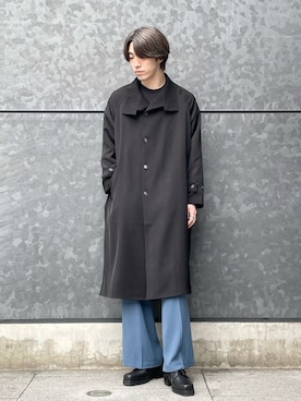「tk.TAKEO KIKUCHI（ティーケータケオキクチ）のアイテム（その他アウター）」を使った、siraさん（メンズ・182cm）の冬コーディネート
