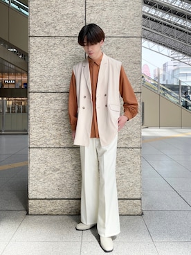 siraさん（メンズ・182cm）の春コーディネート