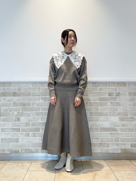m   aさん（レディース・162cm）の冬コーディネート