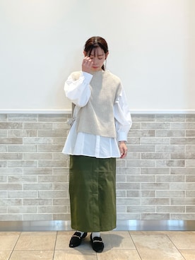 m   aさん（レディース・162cm）の冬コーディネート