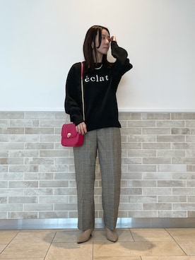 m   aさん（レディース・162cm）の秋コーディネート