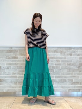 m   aさん（レディース・162cm）の夏コーディネート