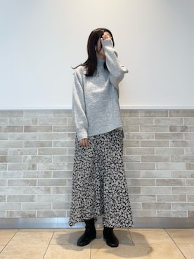 m   aさん（レディース・162cm）の冬コーディネート