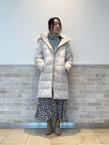 テチチ　Te chichi　ロングダウンコート　アイボリー Te chichi（テチチ）の「ロングダウンコート（ダウンジャケット