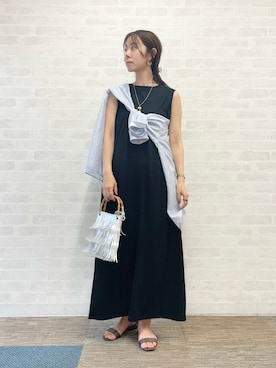 「テチチ(Te chichi)」｜「アイテム（アクセサリー）」を使った、m   aさん（レディース・162cm）の夏コーディネート