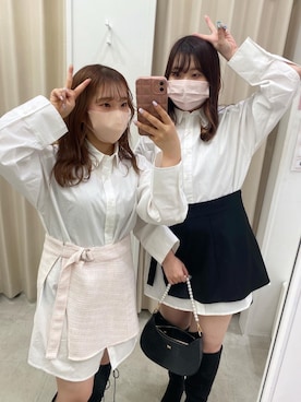 yunaさん（レディース・157cm）の冬コーディネート