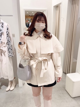 yunaさん（レディース・157cm）の冬コーディネート