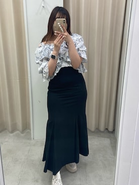 「トワルドジュイ」｜「アイテム（スカート）」を使った、yunaさん（レディース・157cm）の春コーディネート