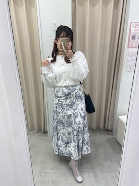 「トワルドジュイ」｜「アイテム（スカート）」を使った、yunaさん（レディース・157cm）の春コーディネート