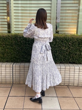 「綺麗めコーデ」｜「アイテム（ドレス）」を使った、yunaさん（レディース・157cm）の秋コーディネート