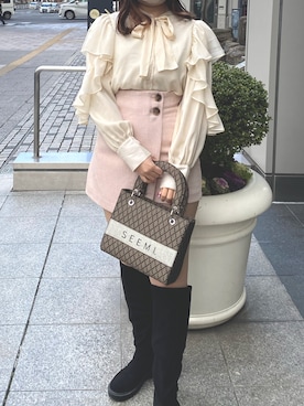 yunaさん(レディース・157cm)の冬コーディネート