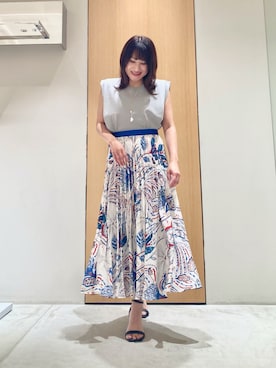 ANAYI（アナイ）の「ミックスラメパフスリーブVネック