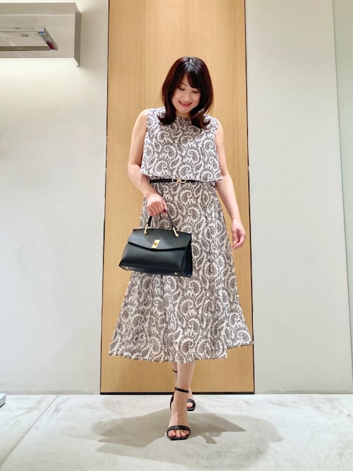ANAYI ベルト ダブルバックルスライドベルト レディース