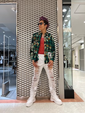 「JOHN LAWRENCE SULLIVAN（ジョンローレンスサリバン）のアイテム」を使った、leoreo0227さん（メンズ・175cm）の春コーディネート