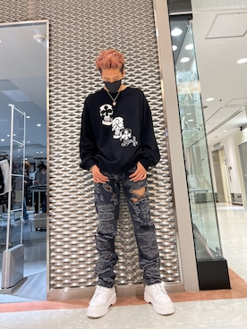 「SURGERY（サージェリー）のアイテム（パンツ）」を使った、leoreo0227さん（メンズ・175cm）の春コーディネート