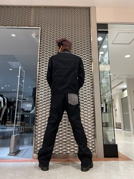 「ISAMU KATAYAMA BACKLASH（イサムカタヤマバックラッシュ）のアイテム（ジャケット/アウター）」を使った、leoreo0227さん（メンズ・175cm）の春コーディネート
