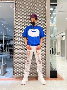 「JOHN LAWRENCE SULLIVAN（ジョンローレンスサリバン）のアイテム」を使った、leoreo0227さん（メンズ・175cm）の春コーディネート
