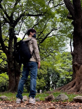 「ごきげんウィーク」｜「アイテム（ジャケット/アウター）」を使った、HITOSHI OGAWAさん（メンズ・166cm）の春コーディネート