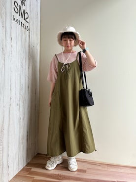 「ボーダーTシャツ」｜「アイテム（ワンピース/ドレス）」を使った、🐟あゆ🐟さん（レディース・156cm）の春コーディネート