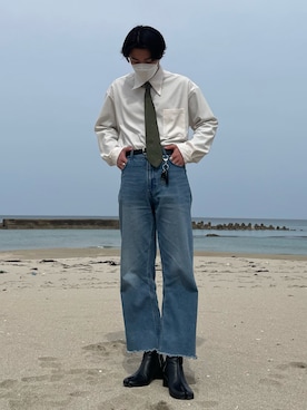 「春カラー」｜「アイテム（フォーマルスーツ/小物）」を使った、Takumiさん（メンズ・173cm）の春コーディネート