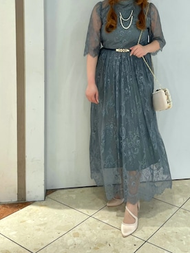 「同窓会」｜「アイテム（アクセサリー）」を使った、T.lさん（レディース・151cm）の春コーディネート