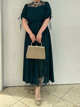 「同窓会」｜「アイテム（アクセサリー）」を使った、T.lさん（レディース・151cm）の夏コーディネート