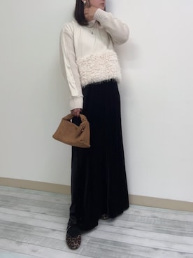 「DouDou（ドゥドゥ）のアイテム」を使った、kama555さん（レディース・156cm）の冬コーディネート