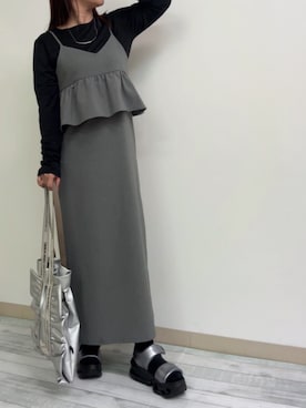 kama555さん(レディース・156cm)の春コーディネート