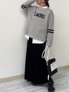 「vin(ヴィン)のアイテム」を使った、kama555さん(レディース・156cm)の冬コーディネート