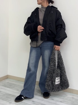 「coca（coca）（コカ）のアイテム」を使った、kama555さん（レディース・156cm）の冬コーディネート