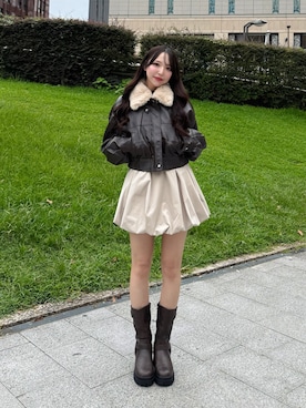 「INGNI（イング）のアイテム」を使った、naoさん（レディース・159cm）の秋コーディネート