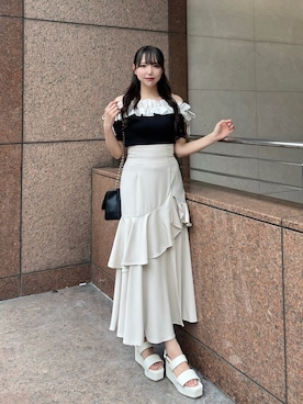 naoさん(レディース・159cm)の夏コーディネート