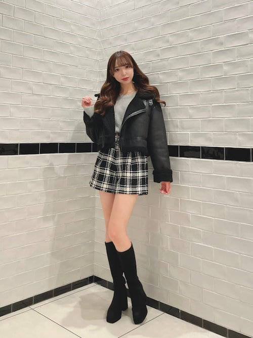 INGNI パンツ チェック柄キュロットパンツ レディース : ZOZOTOWN