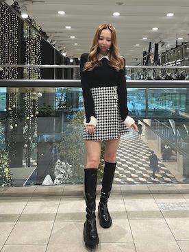 「アパレルスタッフ」｜naoさん（レディース・159cm）の冬コーディネート