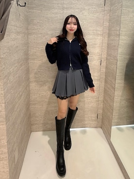 naoさん（レディース・159cm）の冬コーディネート